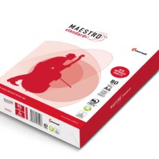Papier xero ksero biurowy Maestro Stadard Plus kl. B 94918A80 (A4; 80g/m2; 500 szt. arkuszy.; papier biały, matowy, dwustronnie gładzony)