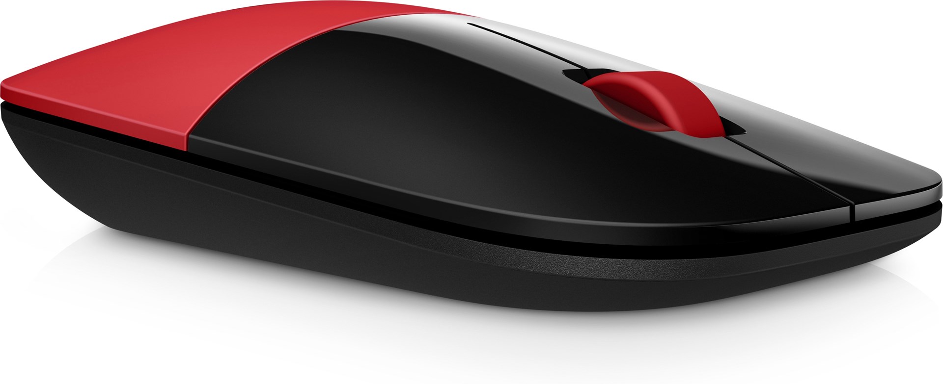 Mysz HP Z3700 Wireless Mouse Red bezprzewodowa czarno-czerwona V0L82AA - obrazek 2