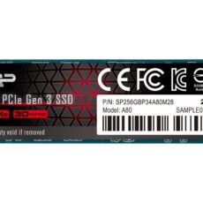 Dysk SSD Silicon Power A80 256GB M.2 PCIe NVMe Gen3x4 TLC 3100/1100 MB/s (SP256GBP34A80M28)