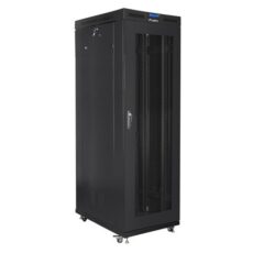 LANBERG SZAFA STOJĄCA RACK 19" 42U 800X1000 DRZWI PERFOROWANE LCD CZARNA FF01-8042-23BL (FLAT PACK)