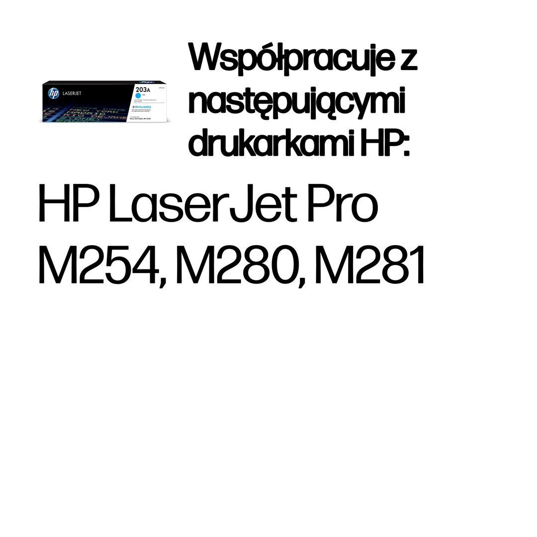 Kaseta HP nr 203A HP203A HP 203A błękitny (CF541A) - obrazek 2