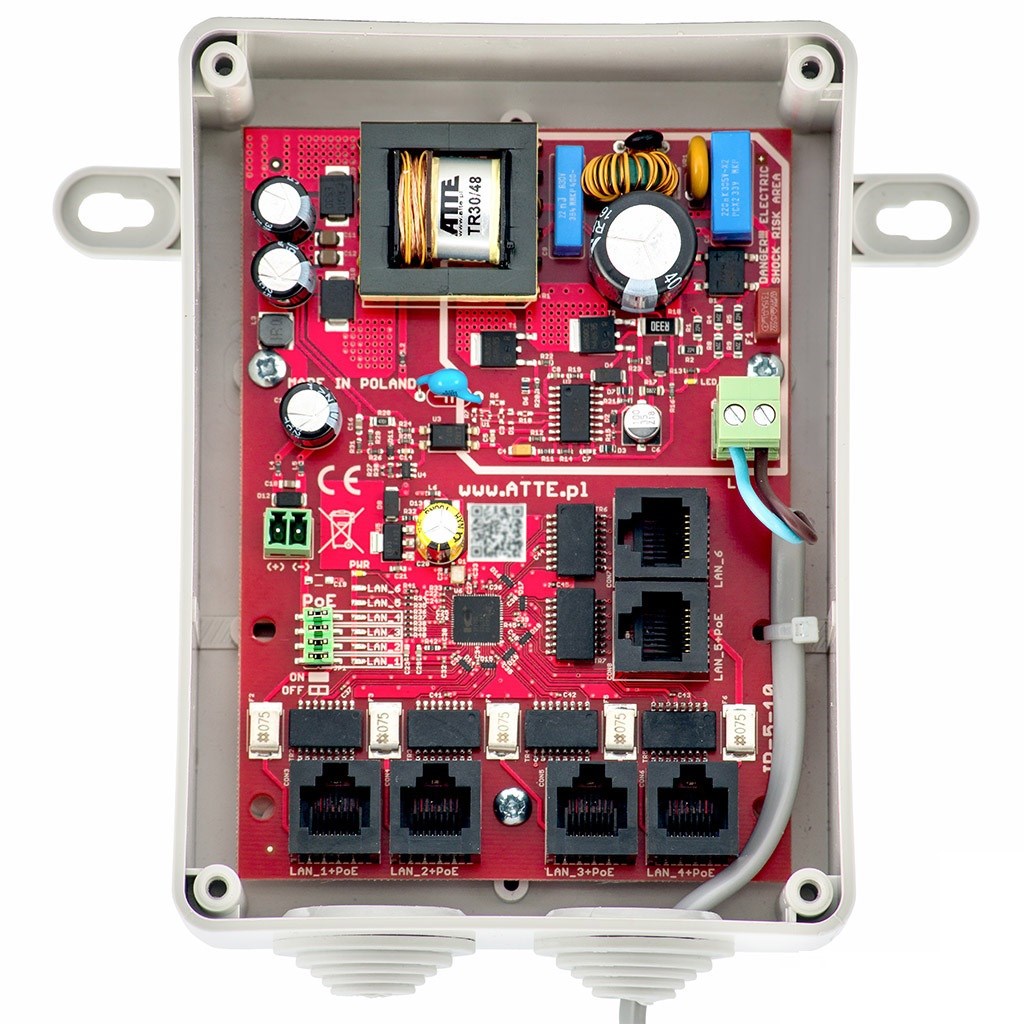 Switch 5-portowy PoE ATTE IPB-5-10A-S4