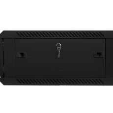 Szafa jednosekcyjna Lanberg WF01-6604-10B (4U; 280mm / 600mm / 600 mm; wisząca; Szklane; 19''; kolor czarny)