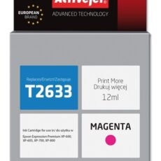 Activejet AE-2633N Tusz (zamiennik Epson 26 T2633; Supreme; 12 ml; czerwony)