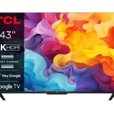 Telewizor TCL 43V6B LED 43'' 4K Ultra HD Google TV Dolby Audio DVB-T2 Czarny (WYPRZEDAŻ)