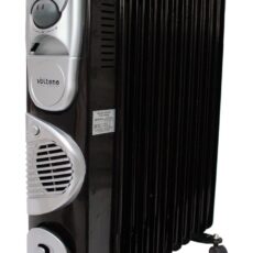 VOLTENO GRZEJNIK OLEJOWY 11-ŻEBEREK TURBO+TIMER CZARNY 2500W+400W