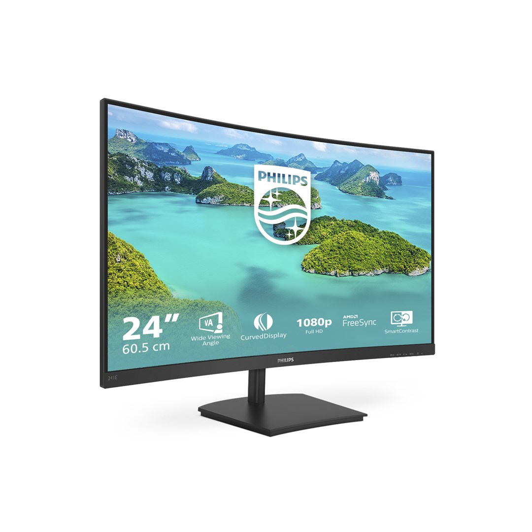 MONITOR PHILIPS LED 23,6" 241E1SCA/00 - obrazek 2