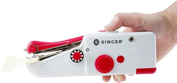Mini maszyna ręczna do szycia Singer - obrazek 2