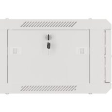 Szafa jednosekcyjna Lanberg WF01-6404-10S (4U; 368mm / 600mm / 450 mm; wisząca; Szklane; 19''; kolor szary)