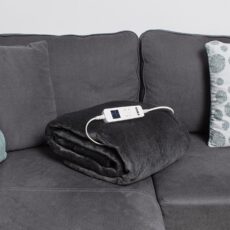 Koc elektryczny Noveen EB650 Grey super miękki 180x130cm
