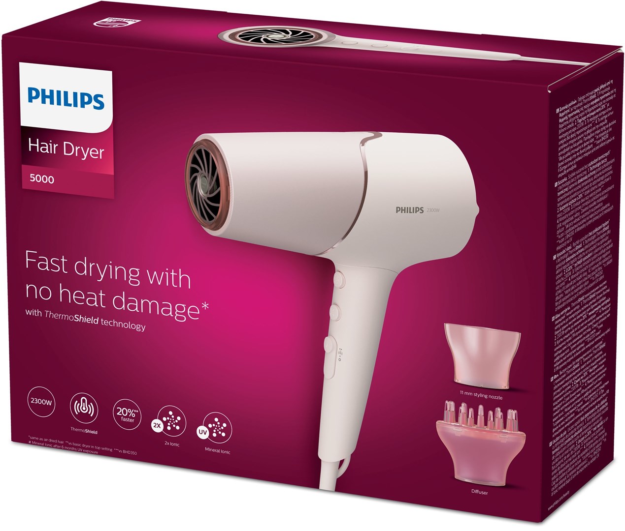 Suszarka do włosów PHILIPS BHD 530/00 - obrazek 2