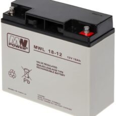 Akumulator MW Power AGM MWL 18-1212V/18Ah 181*77*167 (M5)