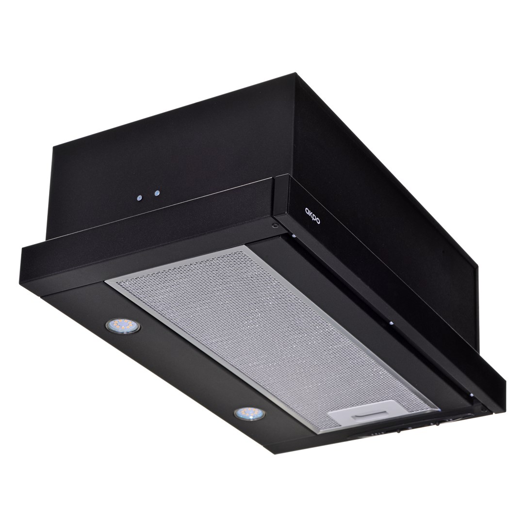 Okap teleskopowy AKPO WK-7 LIGHT ECO 50 CZARNY (podszafkowy)