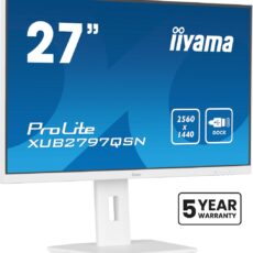 Monitor LED iiyama ProLite XUB2797QSN-W2 - 27 cali - Płaski ekran - 68,6 cm
