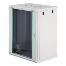 Digitus Szafa sieciowa wisząca DYNAmic 19" 16U rack 600x450, drzwi szyba, szary, niedzielona, złożona, 60kg