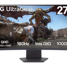 MONITOR LG LED 31,5" 32GS60QC-B 180Hz