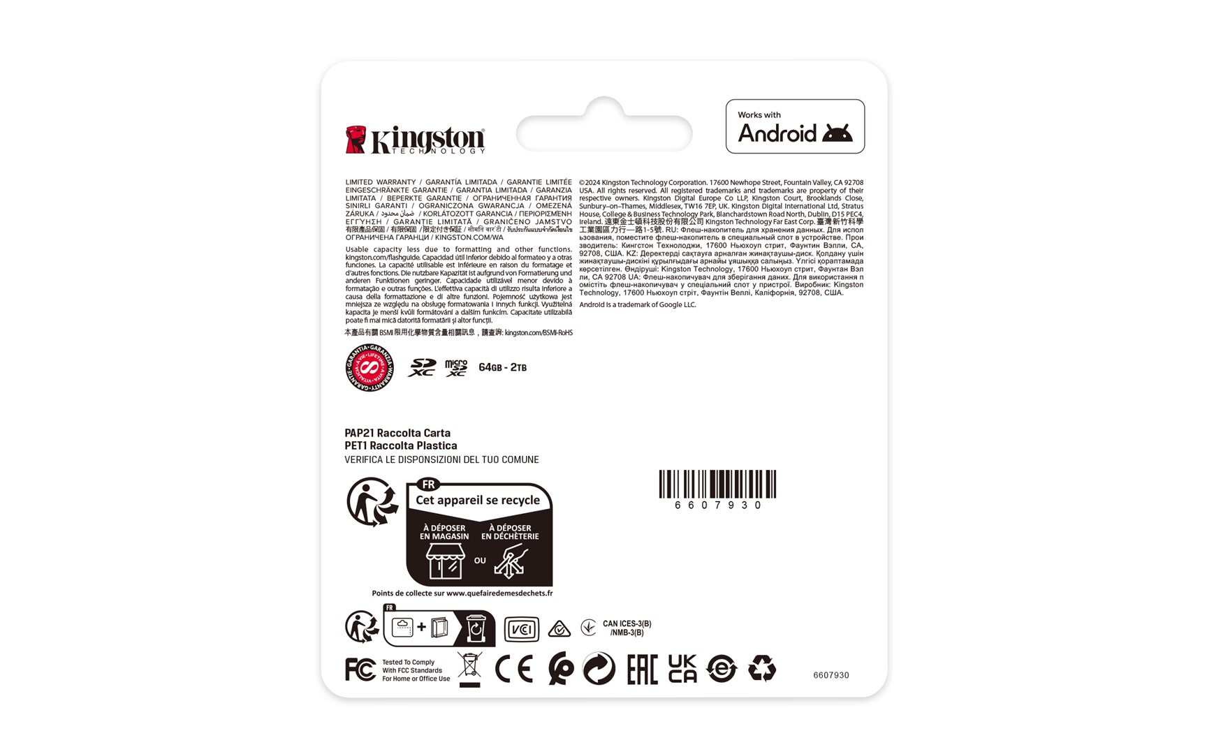 KINGSTON microSDXC 256GB Canvas Select Plus 3 + ADP - obrazek 2