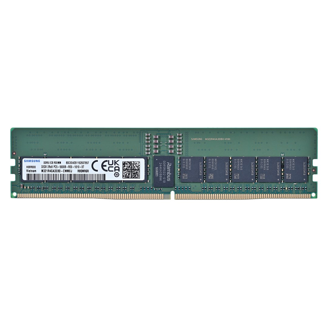 Samsung RDIMM 32GB DDR5 2Rx8 5600MHz PC5-44800 ECC REGISTERED M321R4GA3EB0-CWM
