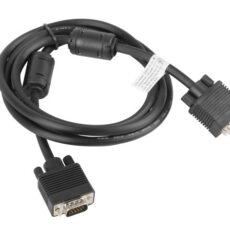 Kabel Lanberg CA-VGAC-10CC-0018-B (D-Sub (VGA) M - D-Sub (VGA) M; 1,8m; kolor czarny)