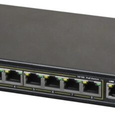PULSAR S108 łącza sieciowe Fast Ethernet (10/100) Obsługa PoE Czarny