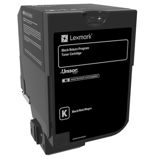 Lexmark 74C20K0 kaseta z tonerem 1 szt. Oryginalny Czarny - obrazek 2
