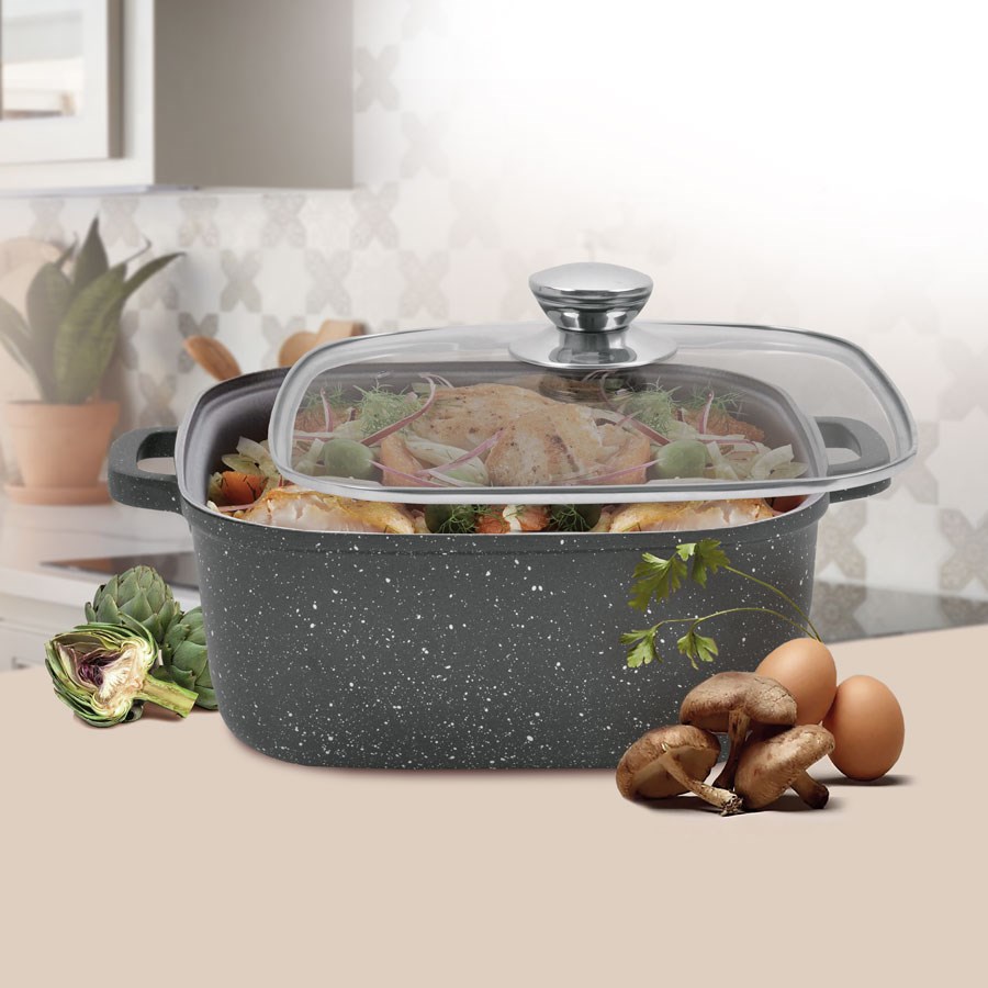 Garnek z pokrywką 28 cm, 8,0 l MR-2828 MAESTRO - obrazek 2