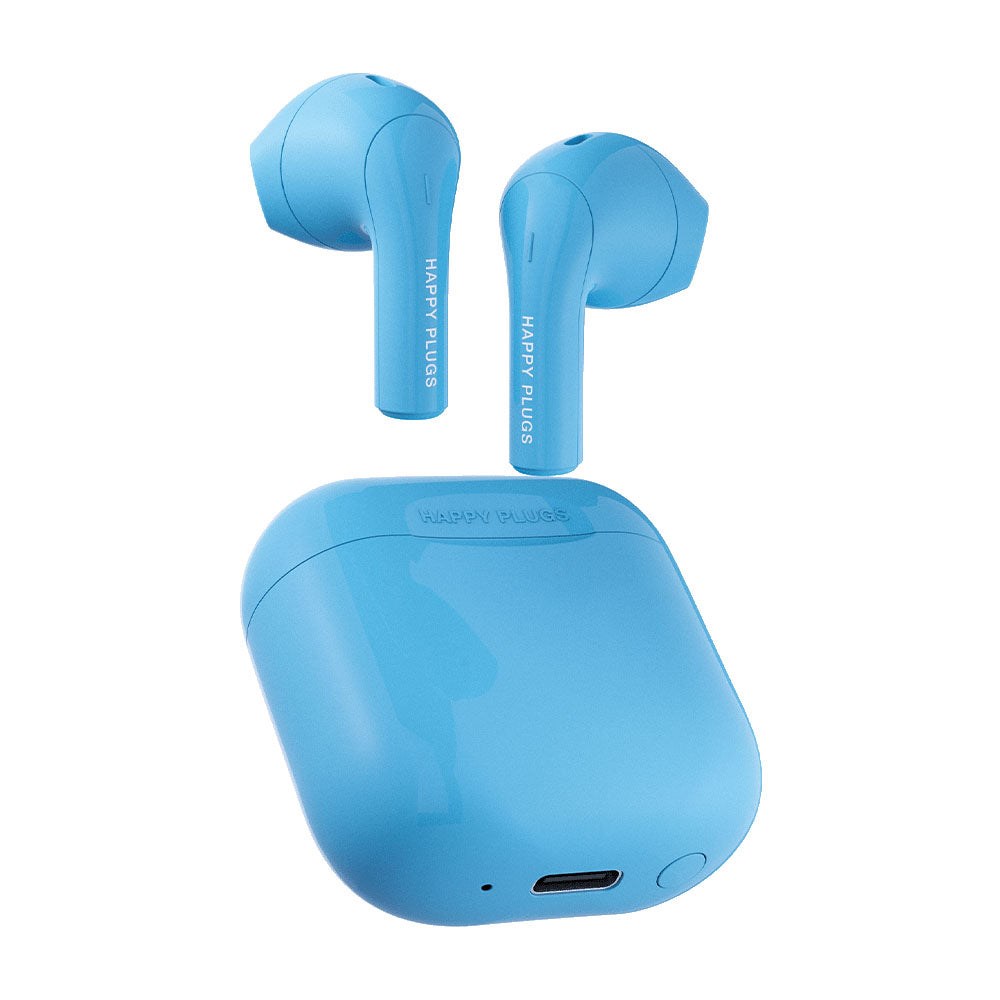 Słuchawki Bluetooth Happy Plugs, model Joy, True Wireless, kolor niebieski - obrazek 2