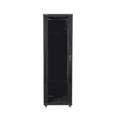 Szafa jednosekcyjna, zamykana na zamek Lanberg FF01-8842-12B (42U; 19''; 2050mm / 800mm / 800 mm; stojąca; Pełne, Szklane; 800 kg; kolor czarny)