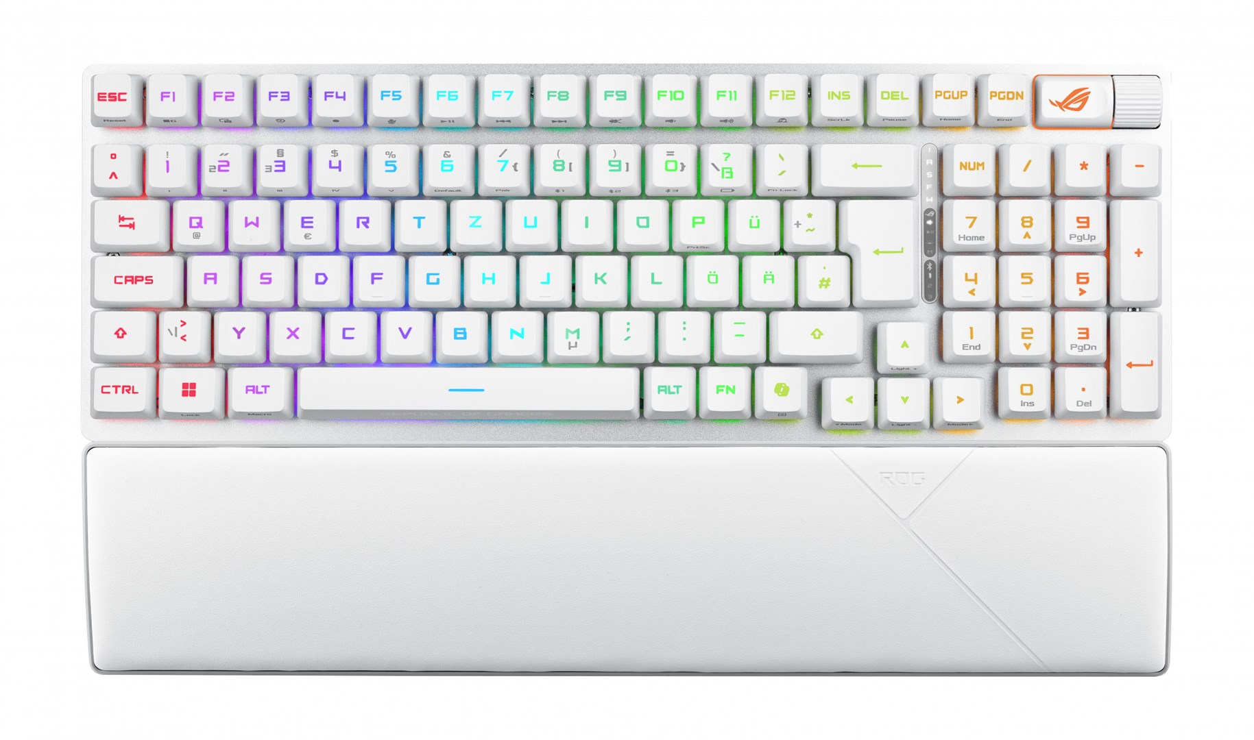 Klawiatura Asus ROG Strix Scope II 96 RX Wireless WHT - obrazek 2