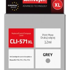 Activejet ACC-571GNX Tusz (zamiennik Canon CLI-571XLG; Supreme; 12 ml; szary)