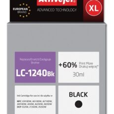 Activejet AB-1240BNX Tusz (zamiennik Brother LC1240BK/1220BK; Supreme; 30 ml; czarny)