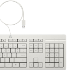 Klawiatura + mysz  HP 225 Wired Mouse and Keyboard Combo White 86J24AA