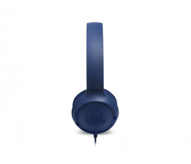 Słuchawki JBL Tune 500 (niebieskie, nauszne; z wbudowanym mikrofonem) - obrazek 2