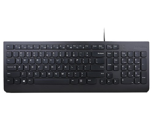 Lenovo Essential klawiatura Uniwersalna USB QWERTY US English Czarny 4Y41C68681