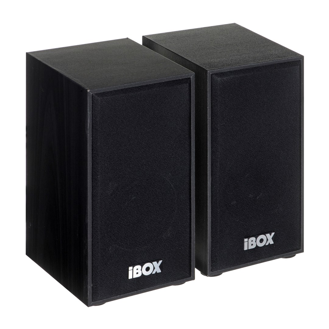 Zestaw głośników IBOX IGLSP1B (2.0; ciemne drewno) - obrazek 2