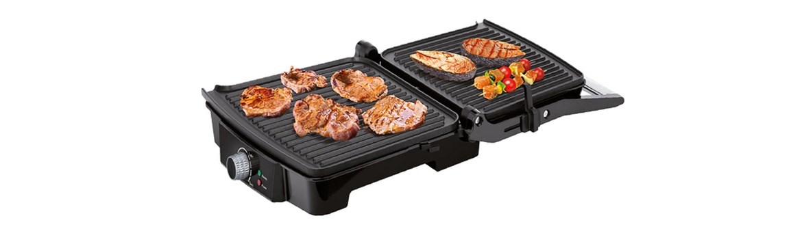 Grill elektryczny, kontaktowy MPM  MGR-09M - obrazek 2