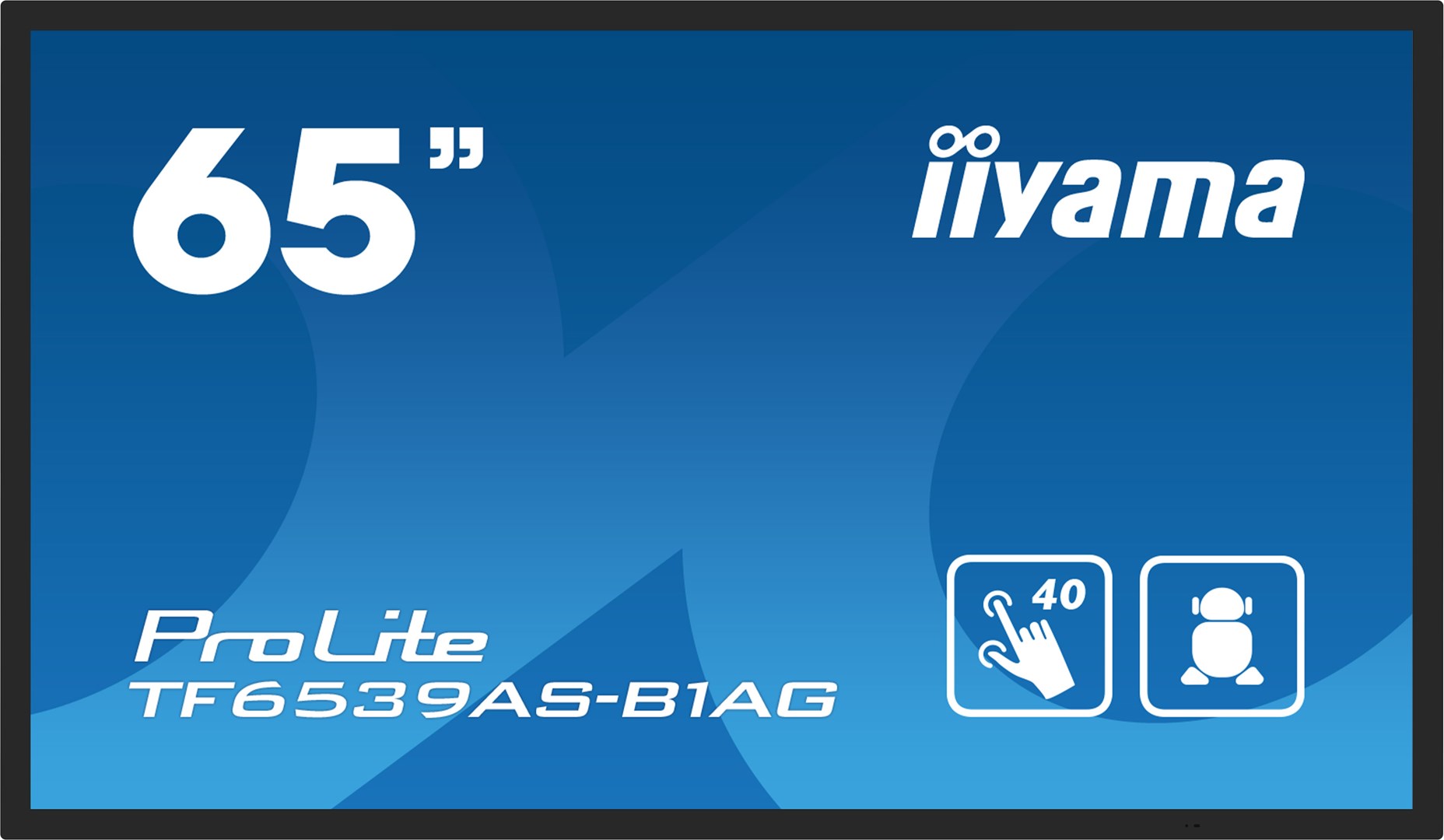 Monitor Iiyama Display Public 65 TF6539AS-B1AG - obrazek 2