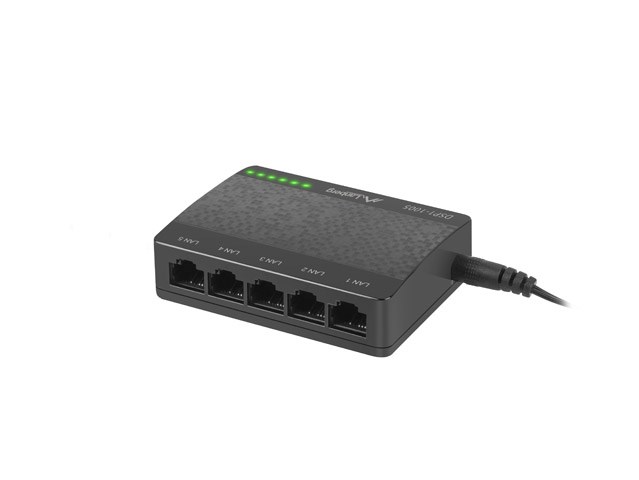 Switch Lanberg DSP1-1005 (5x 10/100/1000Mbps) - obrazek 2