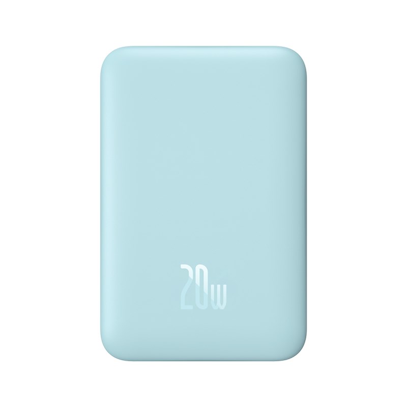 Powerbank Baseus Magnetic Mini Wireless 10000mAh 20W+kabel USB C-USB C (niebieski)