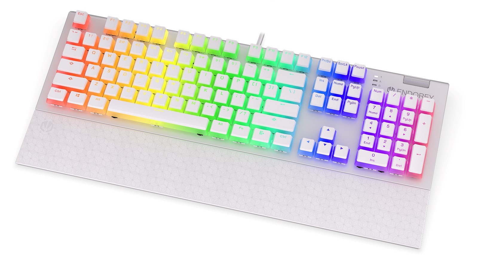 Klawiatura gamingowa ENDORFY Omnis Pudding Onyx White Blue RGB - obrazek 2