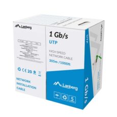 LANBERG KABEL UTP 1GB/S 305M DRUT CCA ZIELONY LCU6-10CC-0305-G
