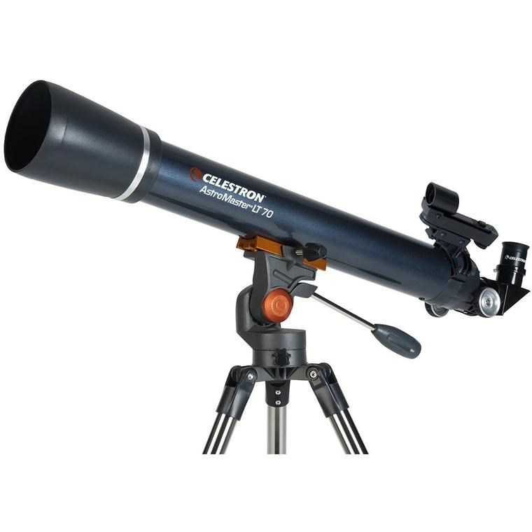 Celestron AstroMaster LT 70AZ Luneta 165x Czarny, Niebieski