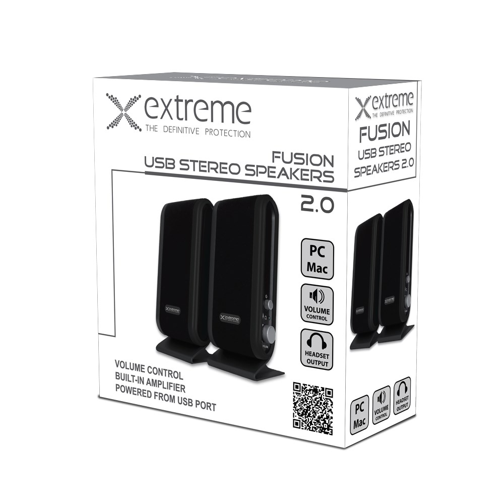EXTREME GŁOŚNIKI 2.0 USB FUSION XP102 - obrazek 2