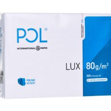 Papier xero ksero biurowy POLLUX (A4; 80g/m2; 500 szt.arkuszy; kolor biały, matowy)