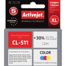 Activejet AC-511R Tusz (zamiennik Canon CL-511; Premium; 12 ml; kolor)