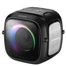 Głośnik C-TECH Impressio Qubis mini, SD, USB, BT, AUX-IN, FM radio, TWS, IPX6, RGB