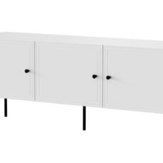 Szafka RTV 3D PALAZZO BIS 151x40x60 biały mat