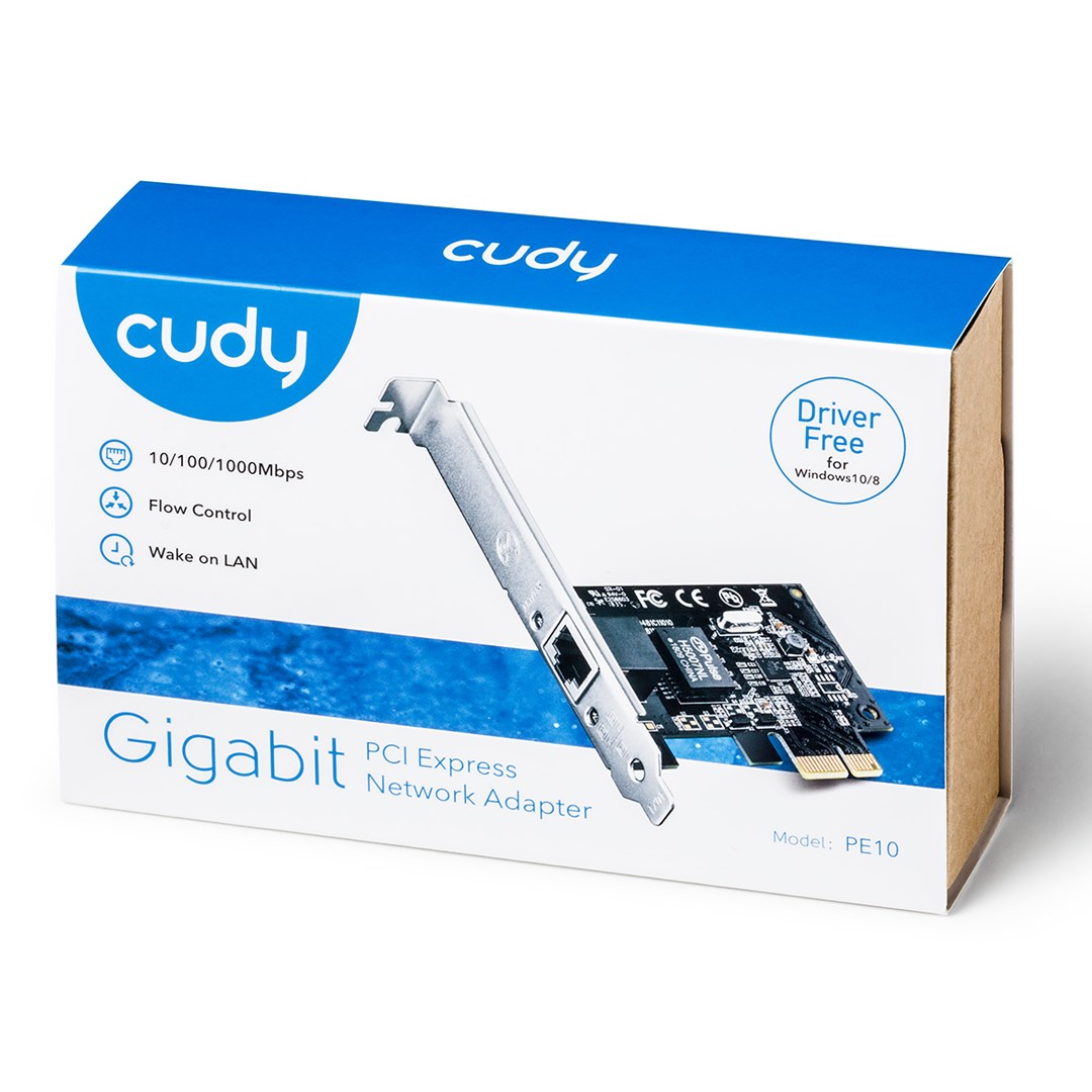 Karta sieciowa CUDY PE10 Gigabit PCIe - obrazek 2