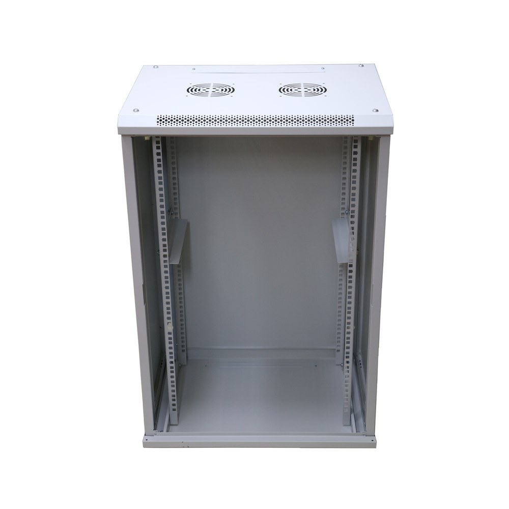 Extralink Szafa rack 15U 600x450 Szara montowana na ścianie