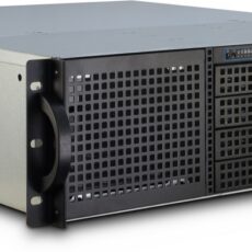 Inter-Tech 3U-30248 Stojak Czarny, Stal nierdzewna